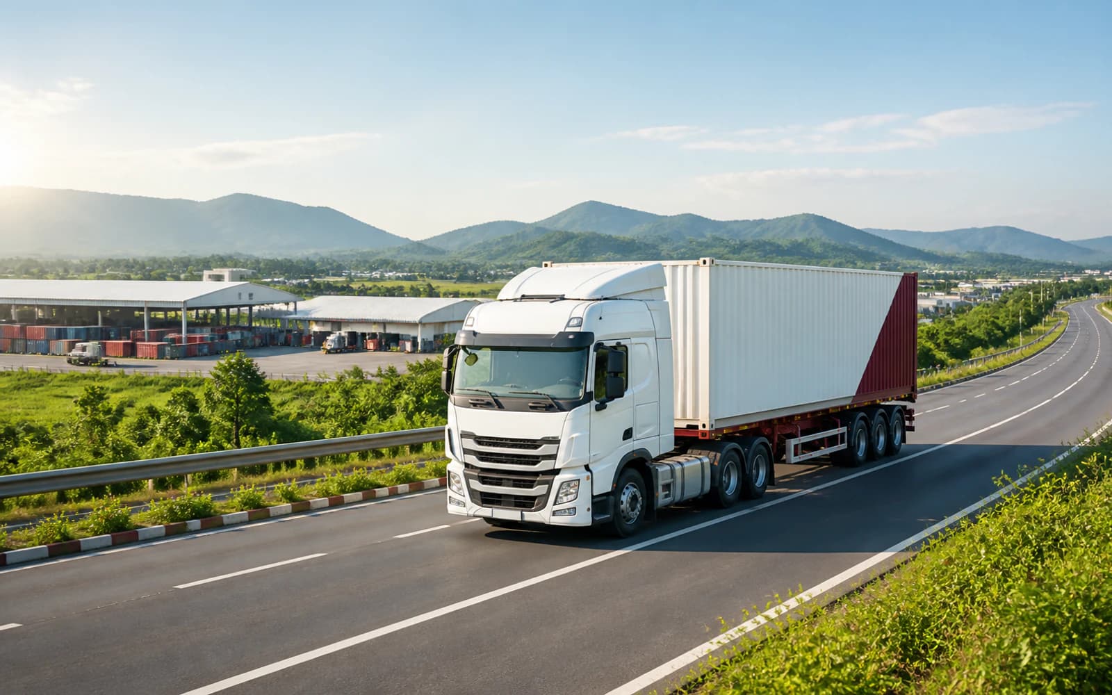 Xe tải BBC Logistics trên tuyến vận tải miền Trung