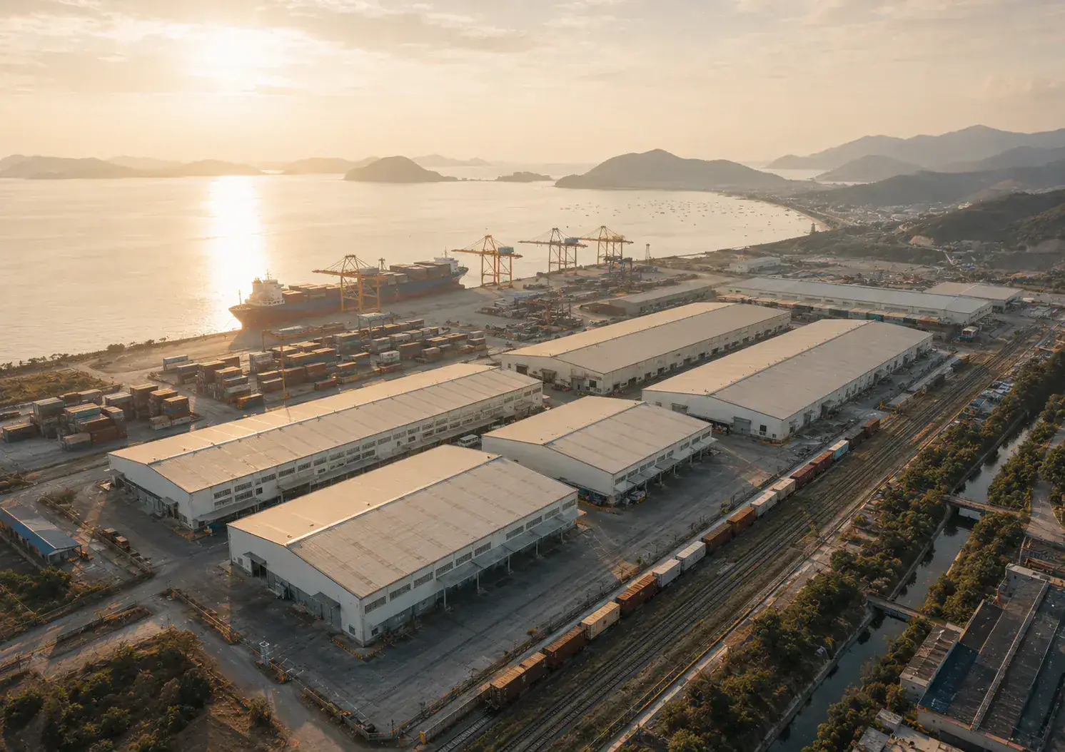 Khu công nghiệp và cảng biển kết nối hạ tầng logistics